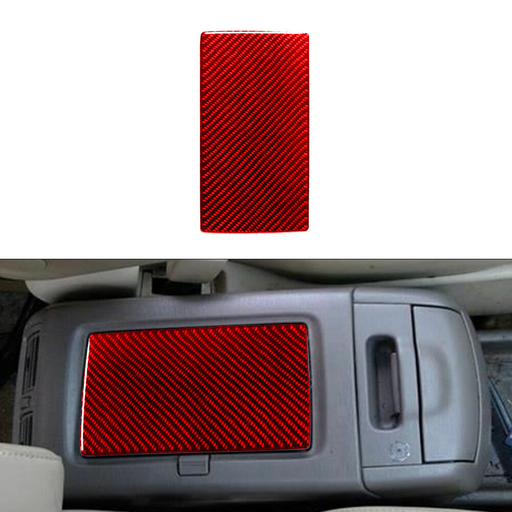 Red Carbon Fiber Interior Center Cupholder Cover Trim for Lexus RX300 1998-2003