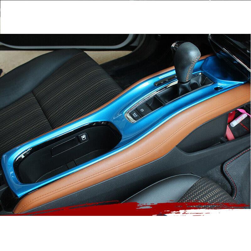 for Honda HR-V 2016-2019 2020 ABS blue console gear shift frame cover trim (1.5L