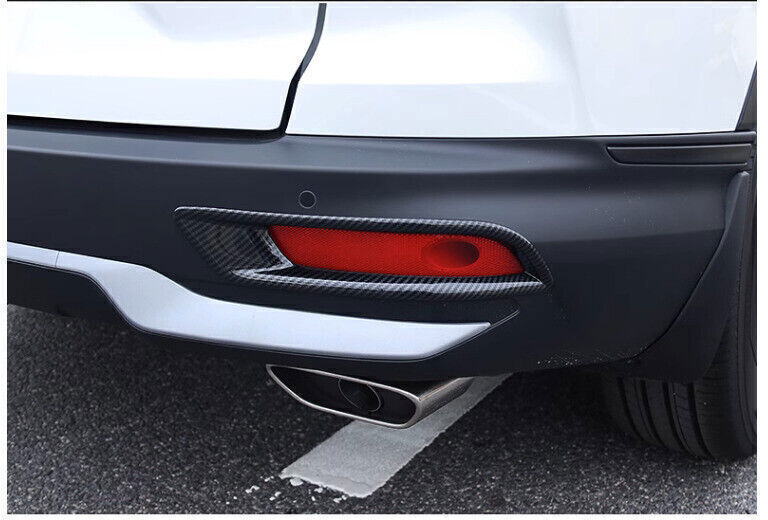 for Honda CRV CR-V 20-2022 Carbon Fiber Look Rear Fog Light Molding Frame Trims