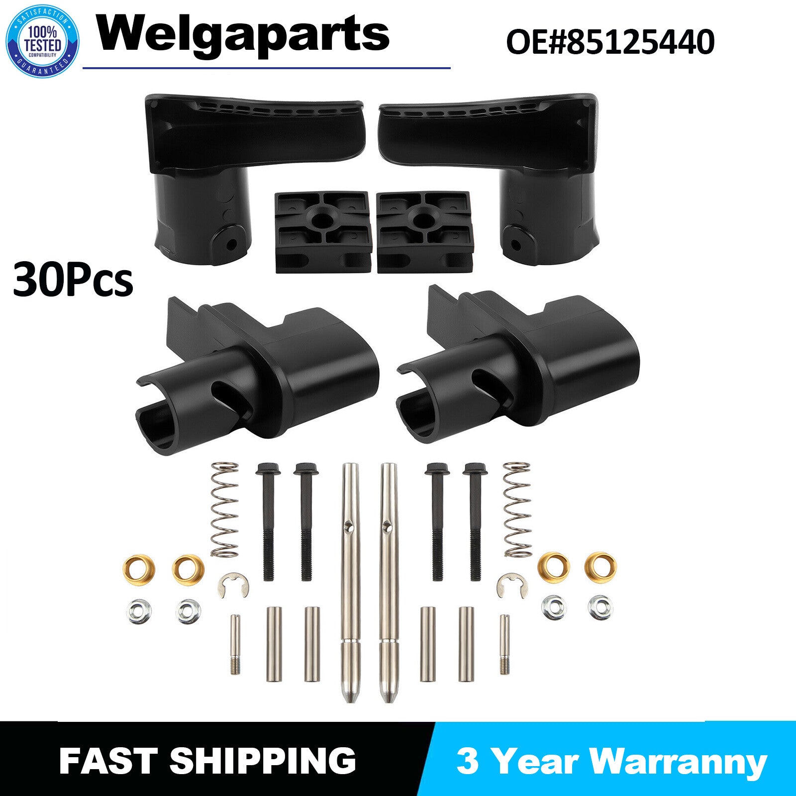 New Complete Fuel Tank Fairing Handle Kit For 04-17 for Volvo VNL Chassis 85125440