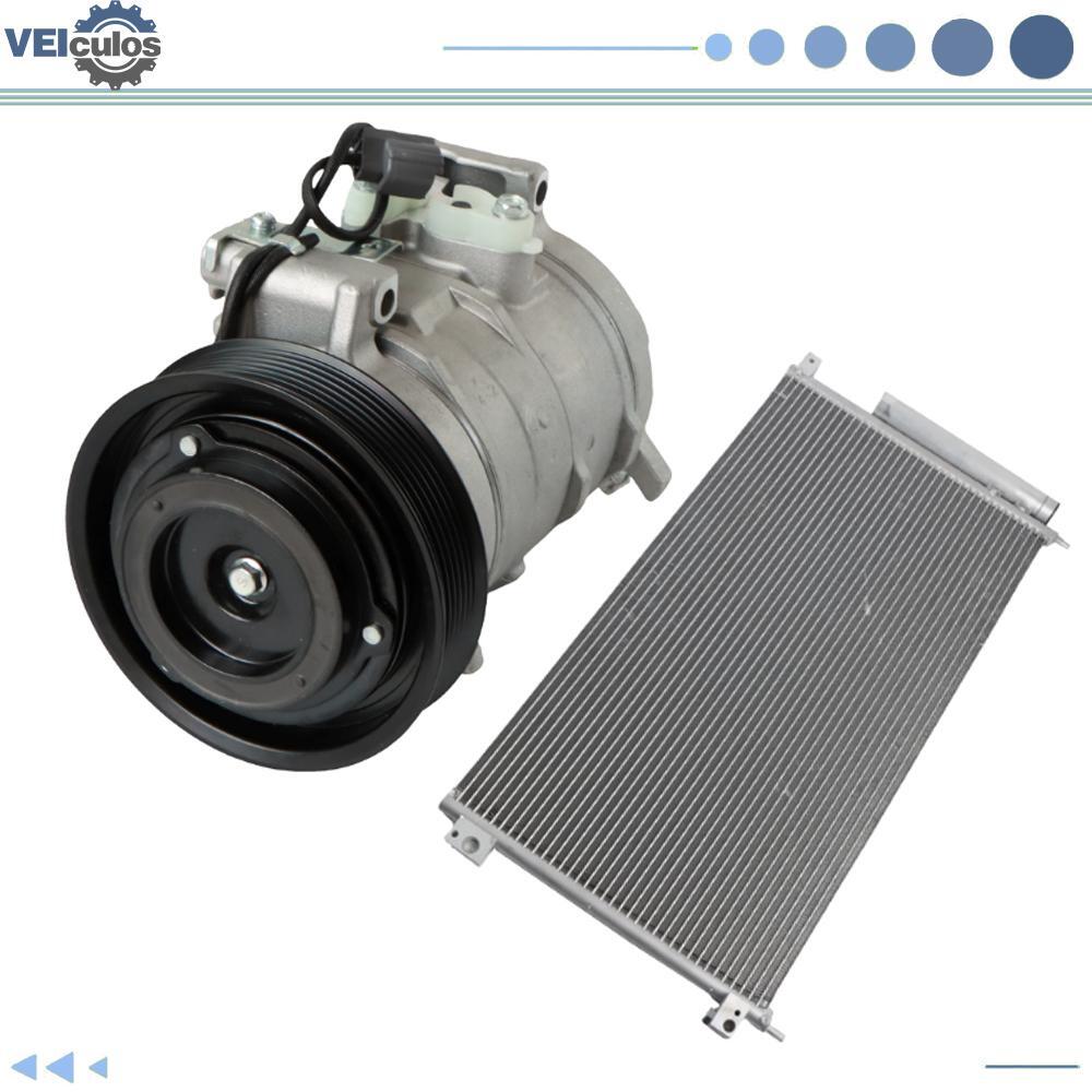 AC Compressor Condenser Kit For 2003-2007 for Honda Accord 2.4L for CO 28003C + 3086