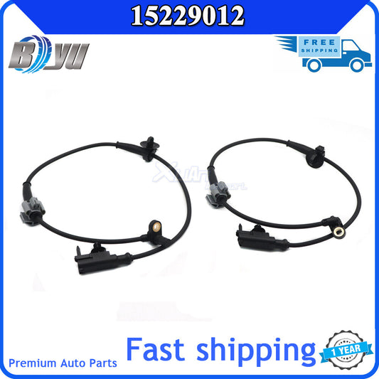 2 front ABS wheel speed sensors for Chevrolet Avalanche Silverado 1500 2007-2012