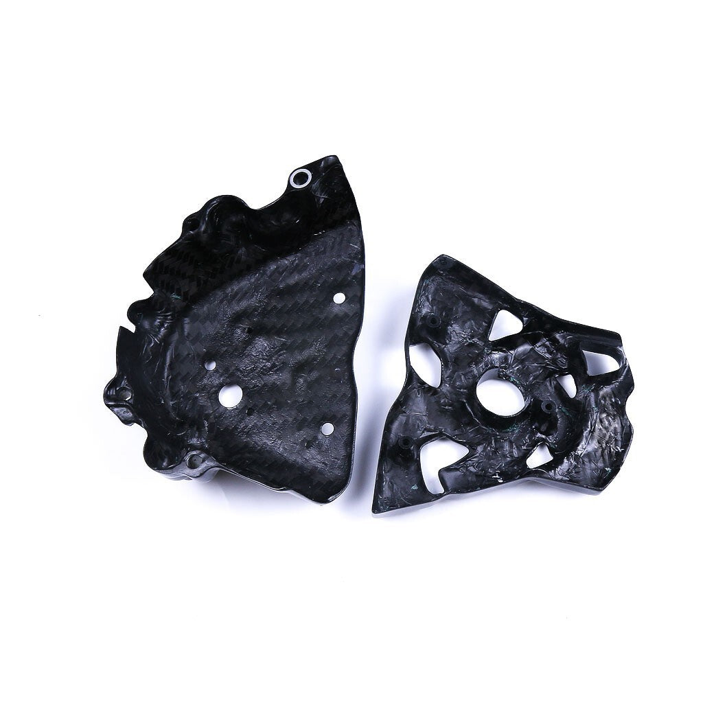 2014-2020 Real Carbon Fiber for Kawasaki Z1000 Sprocket Cover Side Fairing Twill