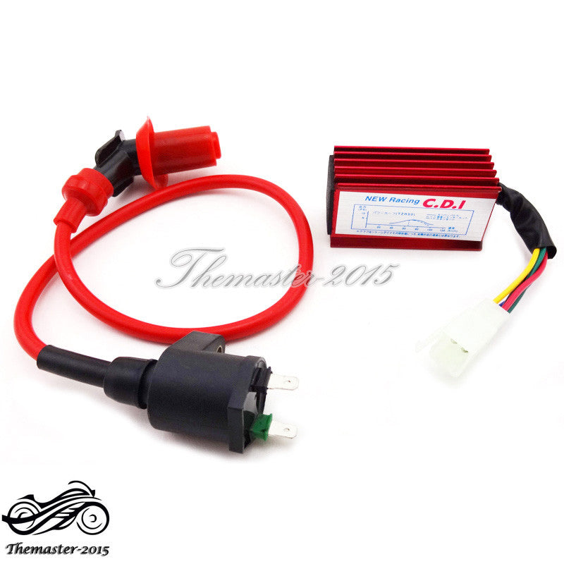 Racing AC CDI Ignition Coil for Honda Dio Elite SB50 SA50 Spree SYM DD50 Arnada Q