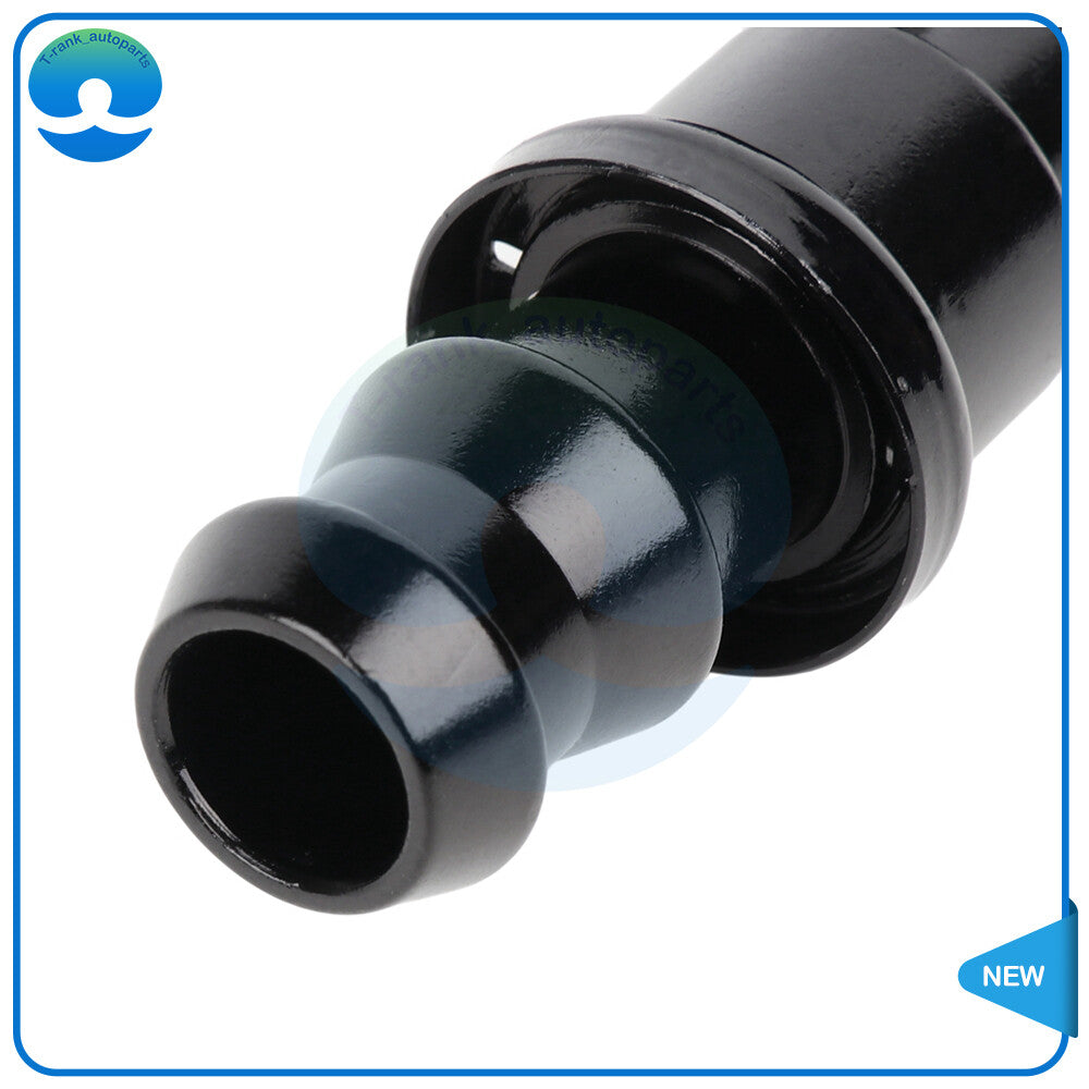1PC 8AN 45 Degree Black Push on Lock Oil Fuel Barb Line Hose End Adapter Fitting