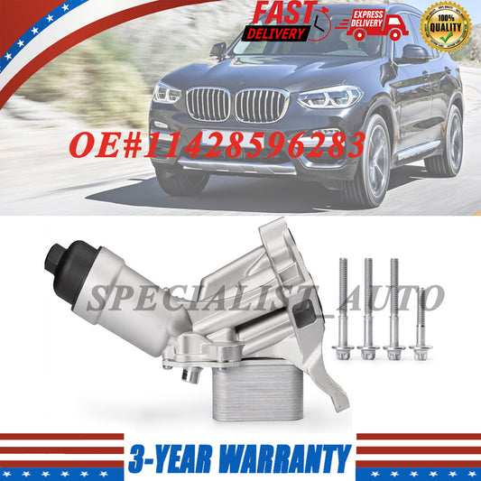 11428596283 Engine oil filter housing suitable for BMW 230i, 320i, 330e, 330i, 430i, 530i, 530e Q