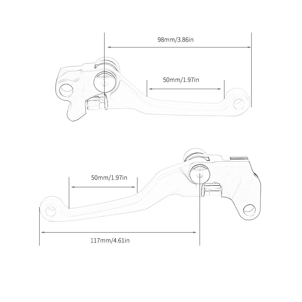 CNC Pivot Brake Clutch Levers for SUZUKI RM250 RM 125 RM85 RM 80 RM 250 Q