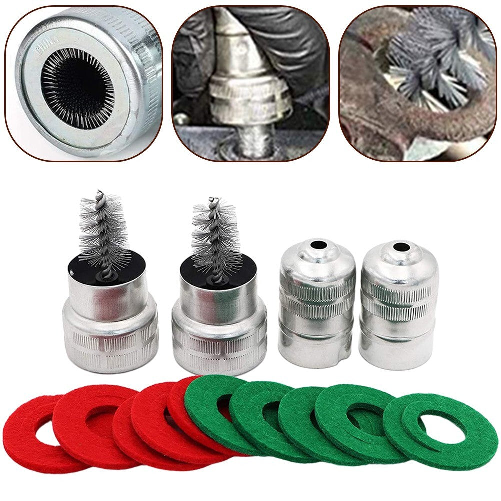 Battery Terminal Post Cable Cleaning Brush Cleaner with Anti Corrosion Washers v