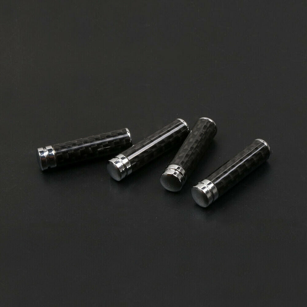 4x carbon fiber aluminum car interior door lock pins button for BMW accessories Q
