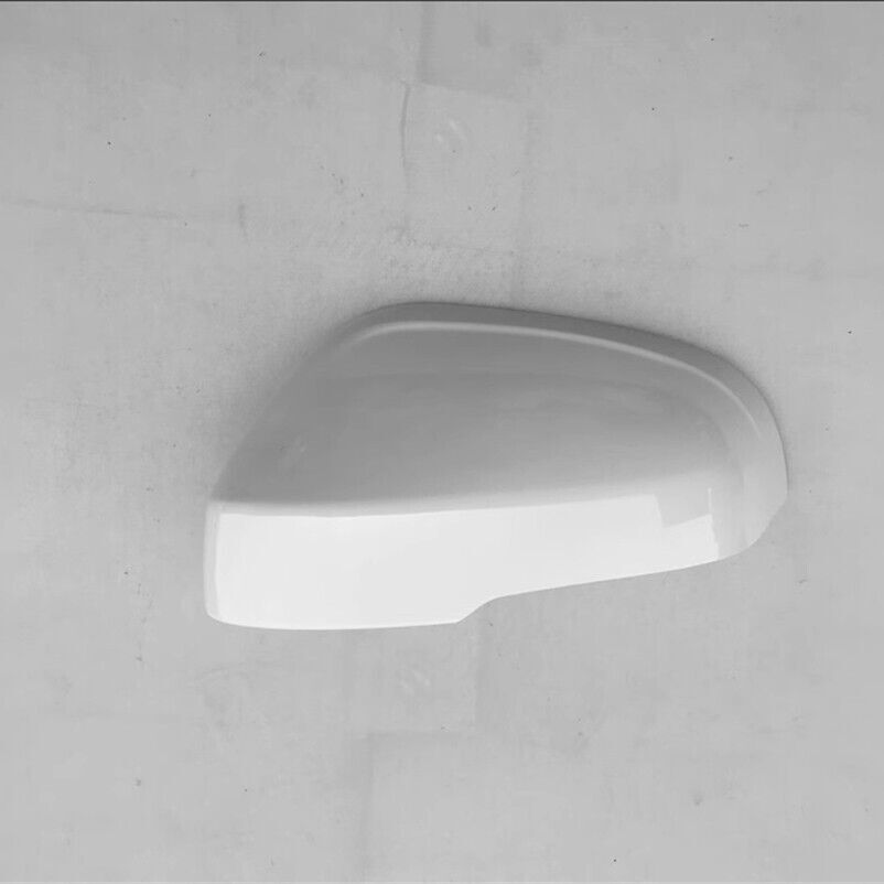 White Left Side Rearview Door Mirror Cover Shell Cap Fit for Volvo S60 2011-2019