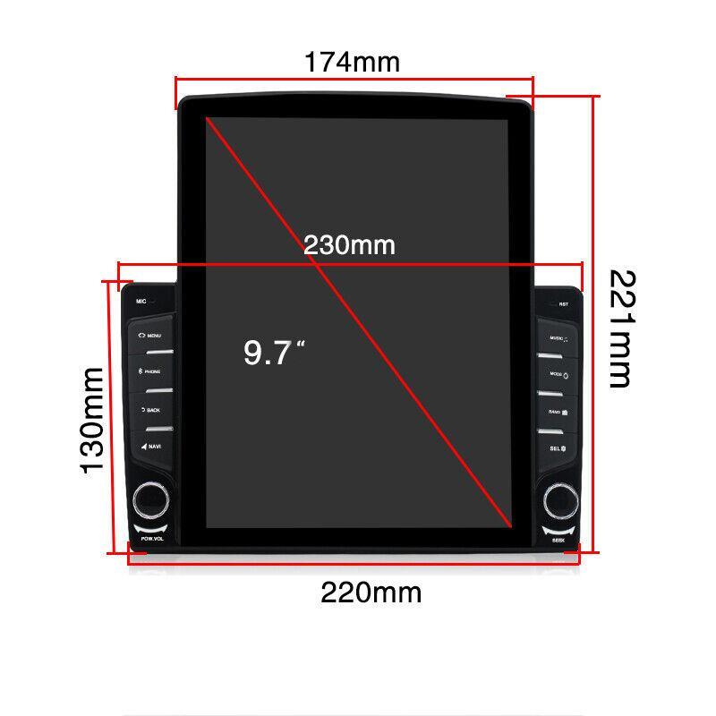 10.1-inch 1GB+16GB 1DIN Android 9.1 HD Quad-core Car Stereo Radio GPS MP5 Player n