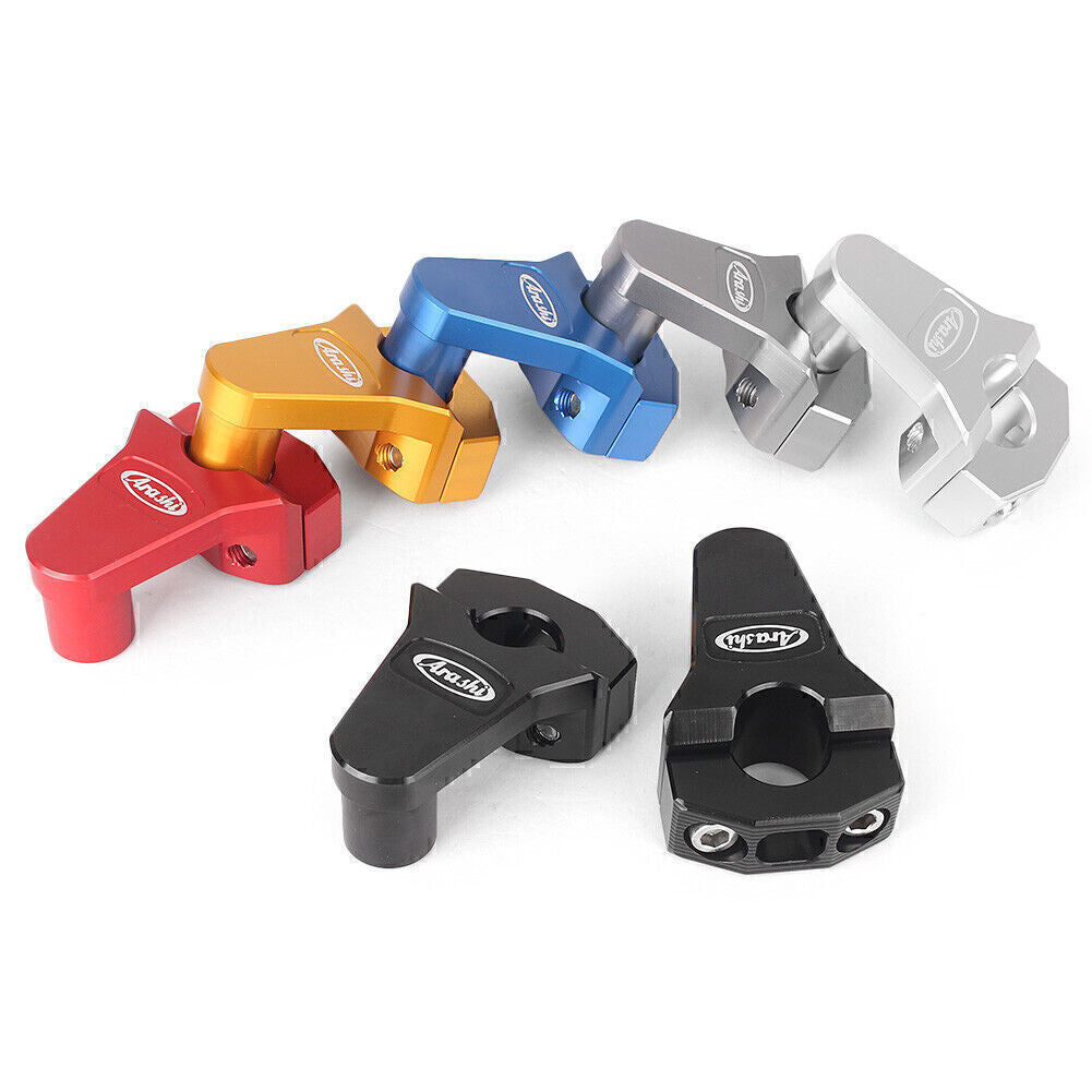 7/822MM Lenker Lenkerhalterung Klemme Steigleitung f¨¹r alle Motorr?der 2x