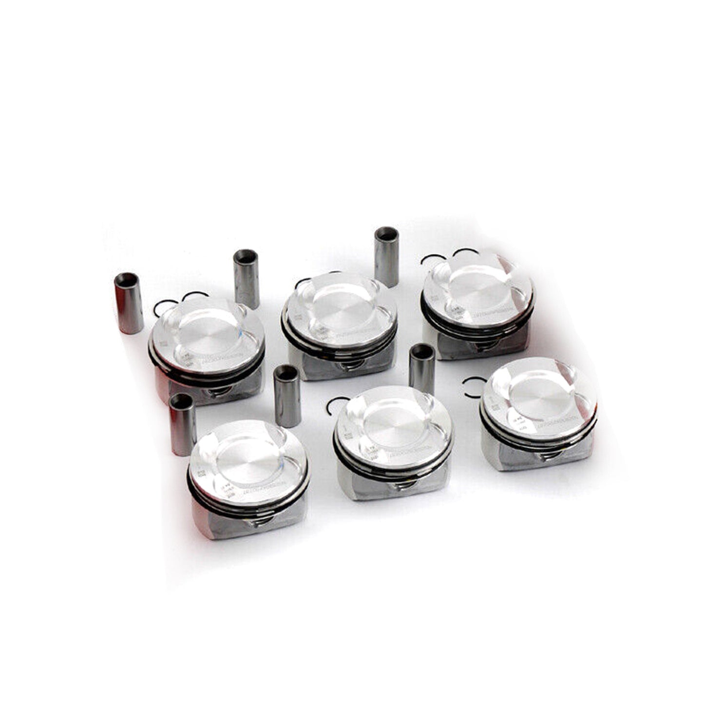 6-Piece CR 9.3:1 Piston Ring Set N52B30BF for E87, E90, 330i, 530i 11257564335-
