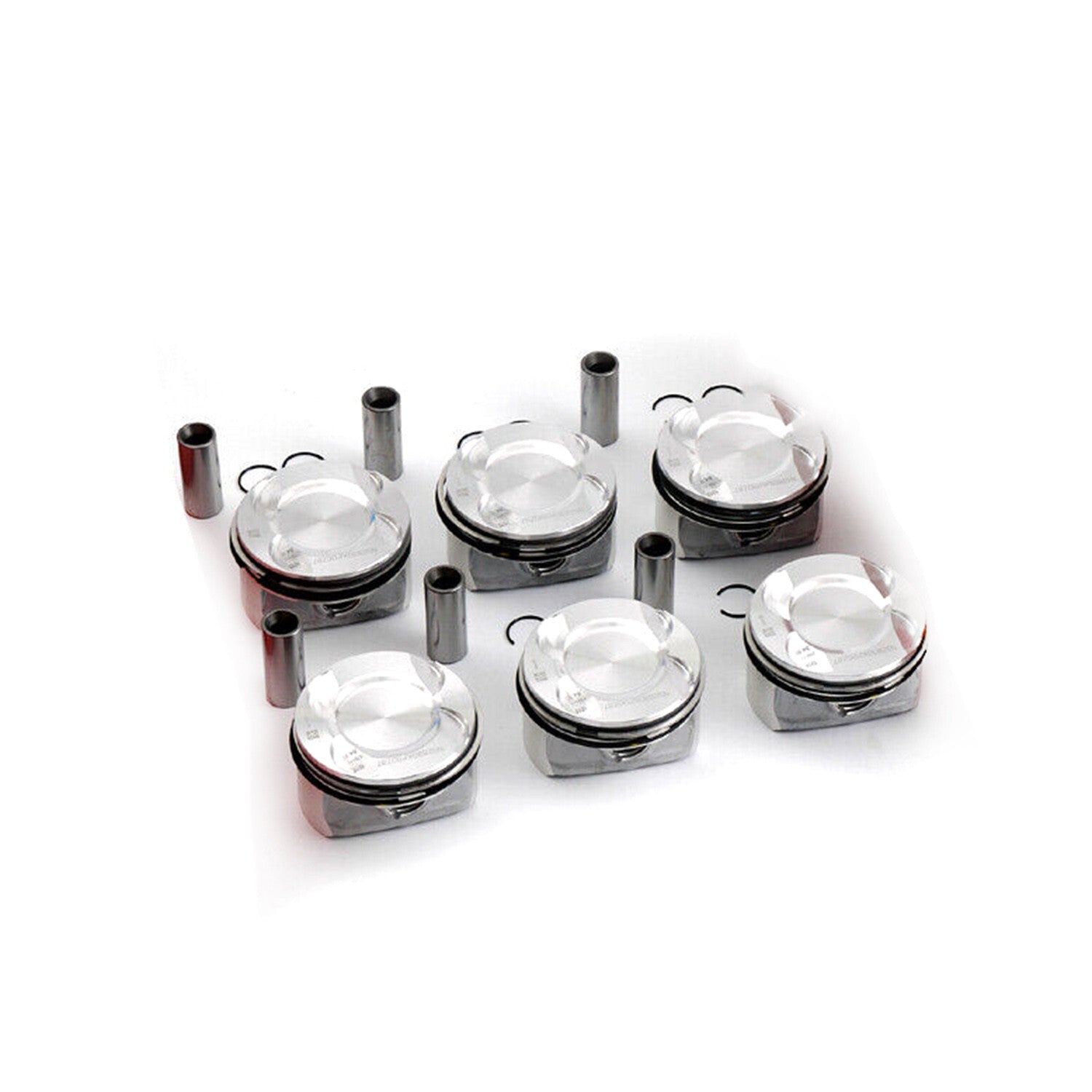 6-Piece CR 9.3:1 Piston Ring Set N52B30BF for E87, E90, 330i, 530i 11257564335-