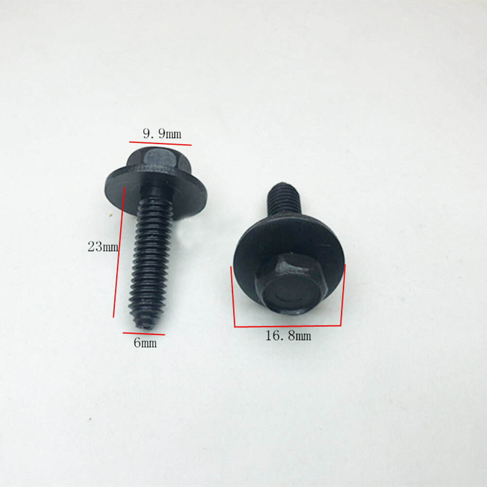 10 Car Radiator Mount Bracket Splash Shield Body Bolts Screw for GM for GMC