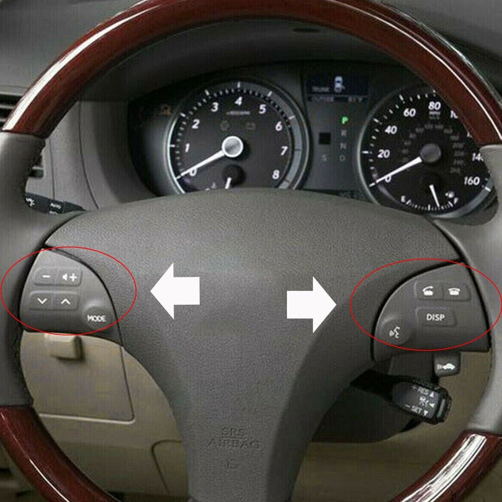 for Lexus ES350 2006-12 Steering Wheel Control Grey Button Cover 84250-33190-C0 n
