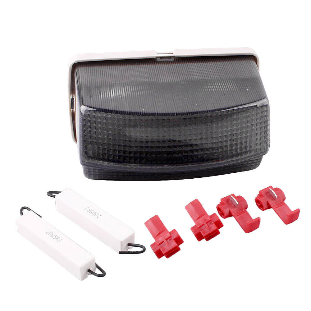 Smoke Integrated LED Rear Tail Light Lamp Turn Signal for 1991-95 for YAMAHA FZR1000