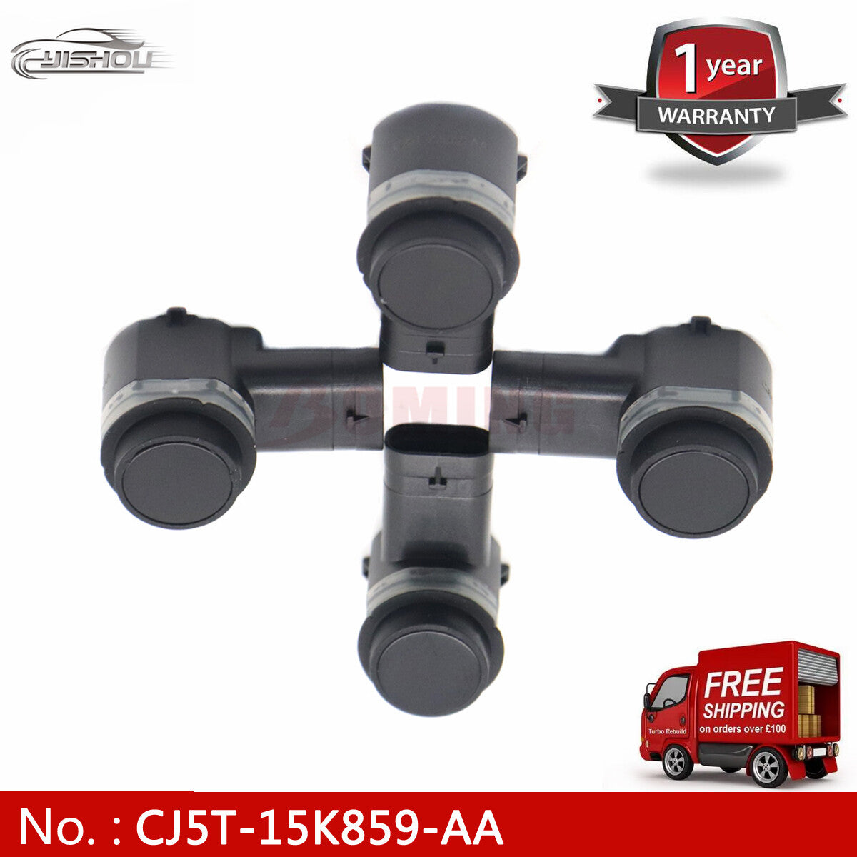 new Kit Rear PDC Parking Assist Sensor CJ5T-15K859-AA for 2013-2018 for Ford C-Max