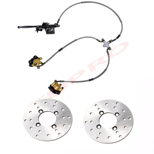 Front master cylinder brake caliper disc rotor suitable for all-terrain vehicles, go-karts, dune buggies