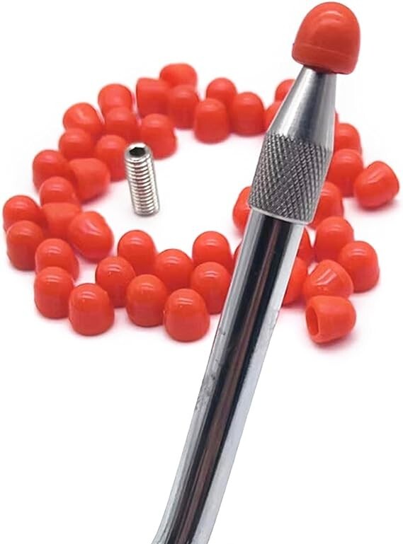 48Pcs Dent Removal Rubber Tips Dent Repairs Tools Set Dent Repair Hammer Tip v