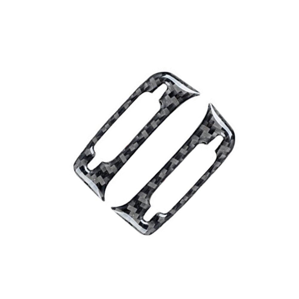 2pcs Carbon Fiber Interior Vent Outlet Cover Trim for Subaru Forester 2009-2013