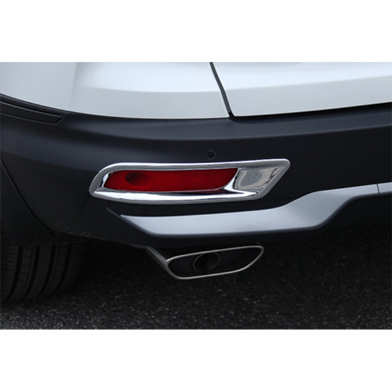 for Honda CR-V 2020-2022 Chrome Rear Bumper Fog Light Lamp Cover Reflector Trim