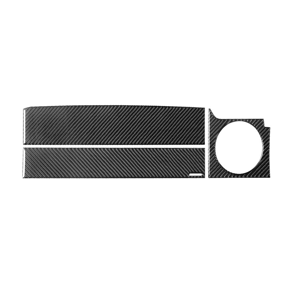 3Pcs Carbon Fiber for Co -pilot Air Vent Outlet Cover Trim for Ford for Mustang 2005-2009