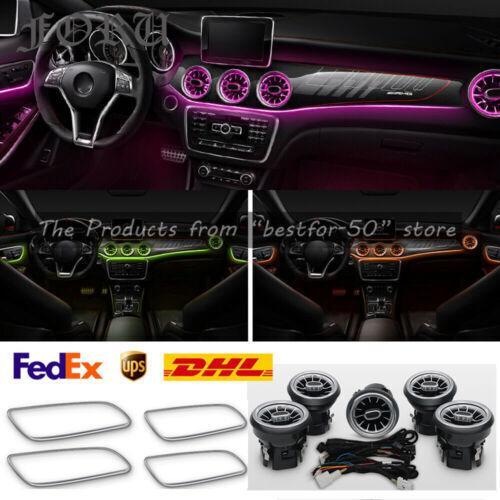 Ambient Light for Mercedes for Benz CLA W117 GLA X156 Interior Door Trim Air Vents Q