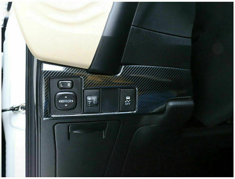 For Rogue X-Trail 2021-2022 ABS Carbon Fiber Door Handle Bowl Cover Trim v