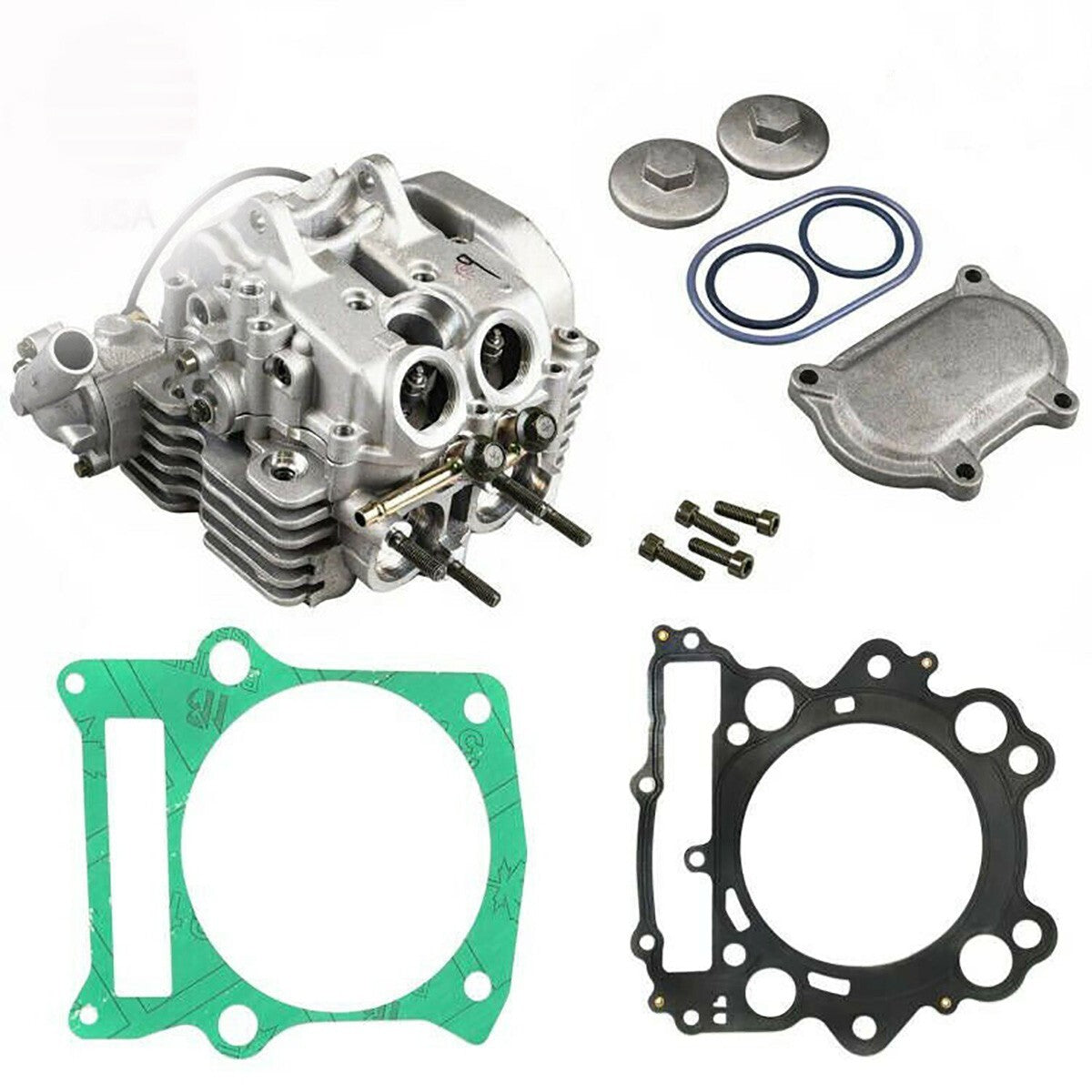 New Carb Cylinder Head Kit  Camshaft For Hisun HS700 MSU UTV Massimo Bennche