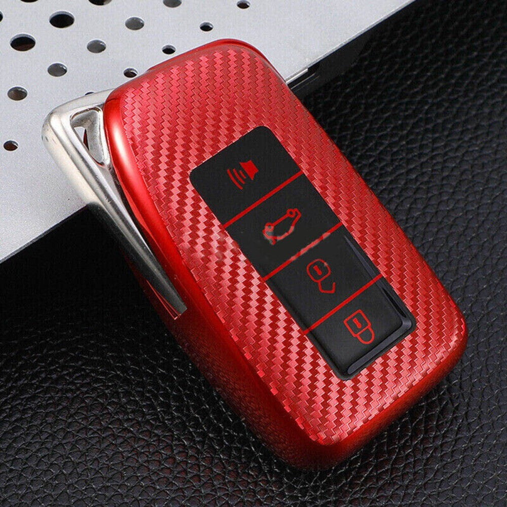Carbon Texture TPU Key Fob Case Cover for Lexus IS GS RX for ES NX LS RC LX E200 New n