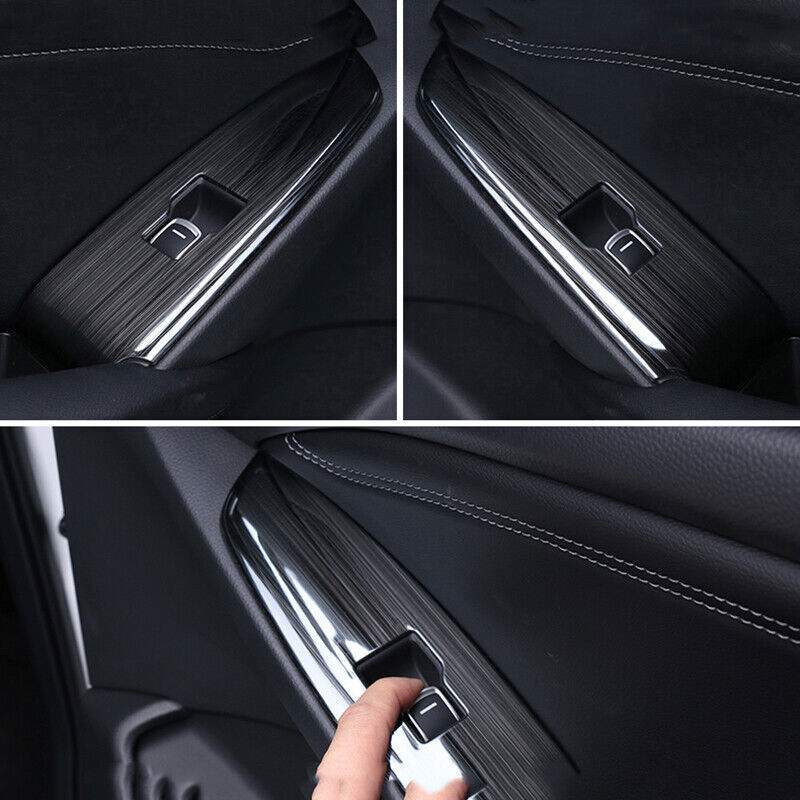 for Kia Sorento 2016-2020 Chrome Exterior Side Door Mirror Molding Strips Trim v