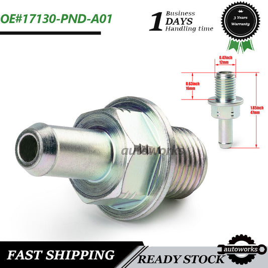 17130-PND-A01 94109-14000 PCV Valve With Washer for Honda Crosstour CR-V Accord
