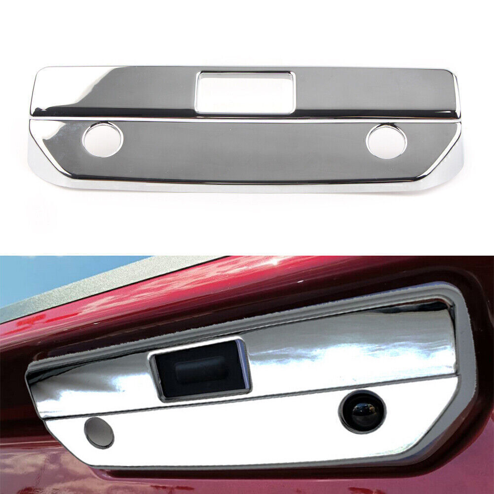 Rear Back Door Handle Cover Trim Chrome for Chevrolet Silverado 1500 2019 2020