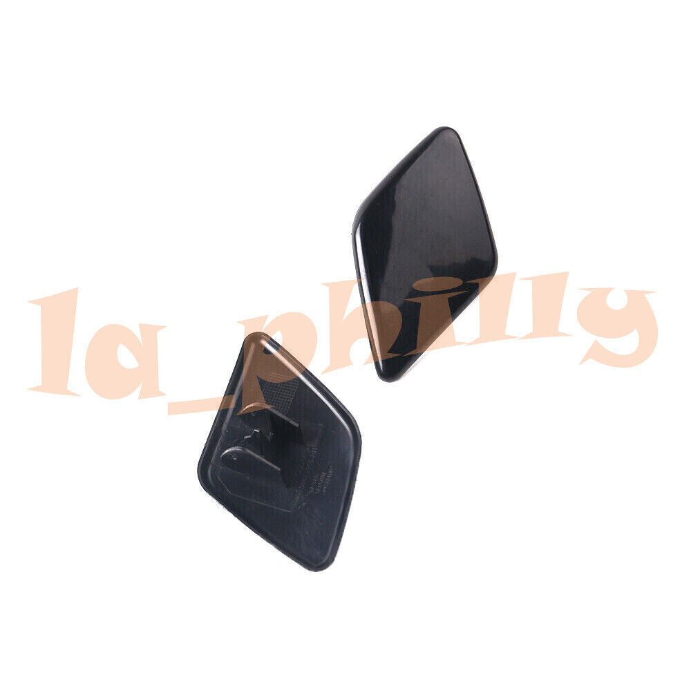 2X L+R for 2007-14 for VOLVO XC90 Headlight Washer Cover Cap Front Bumper Trim Q