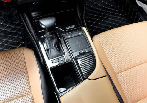ABS Carbon look Console Gear Shift Panel Cover for Lexus ES250 300h 350 20-22 n