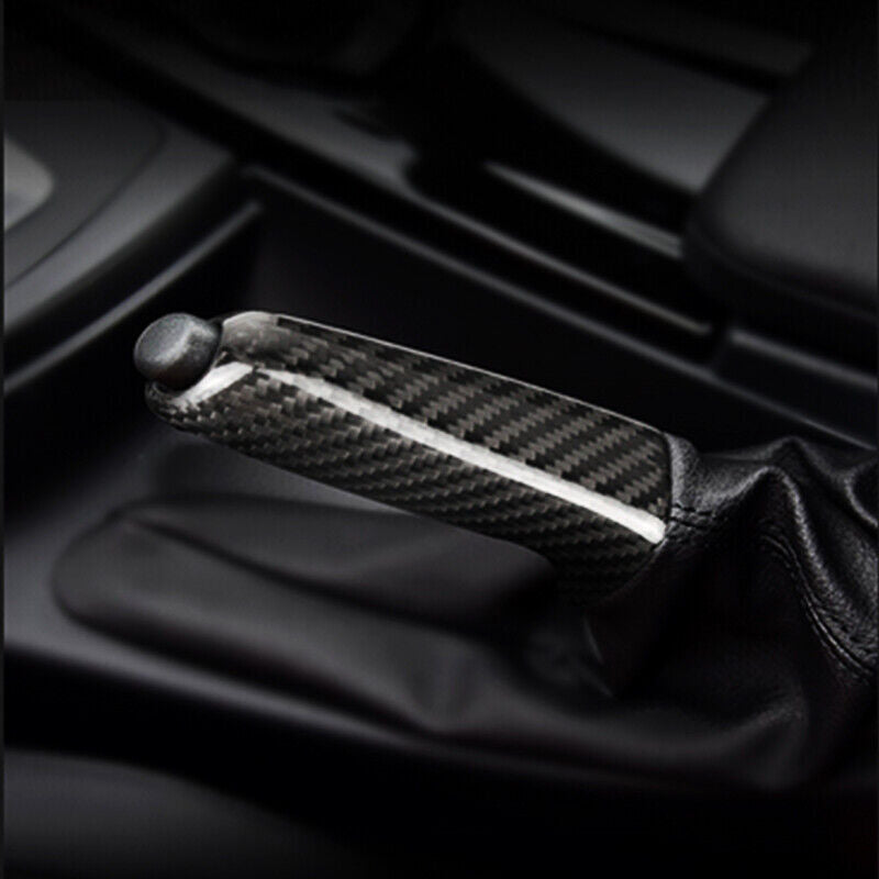 carbon fiber car handle handbrake cover trim for BMW 3 Series E91 E92 E93