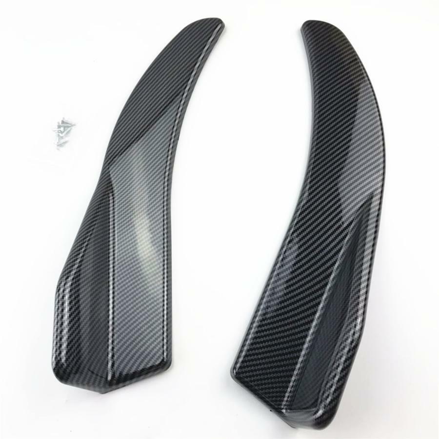 2PCS Car Rear Bumper Lip Diffuser Splitter Canard Protector Car Accessories