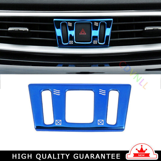 Mergency Light Switch Control Trim Fit for Nissan Murano 2015-2021 Blue Titanium