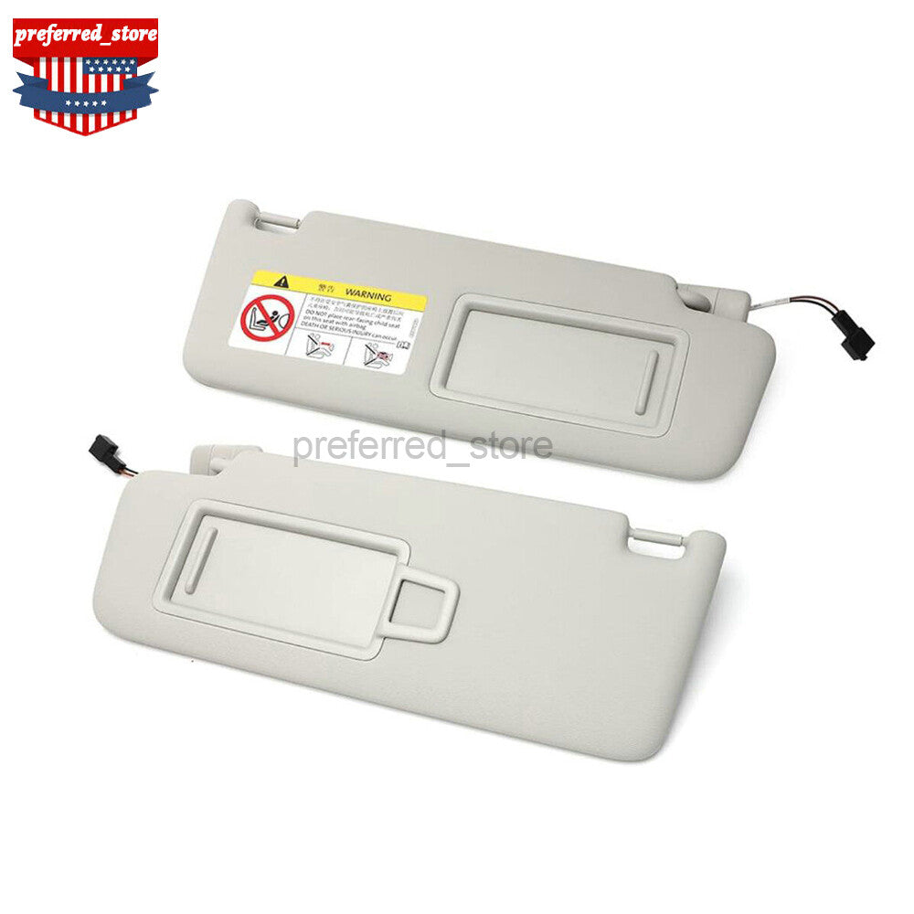 Two-pack of left and right sun visors suitable for T-Roc 2018, 2019-2020 models (5GG857552, 5GG857551-). v