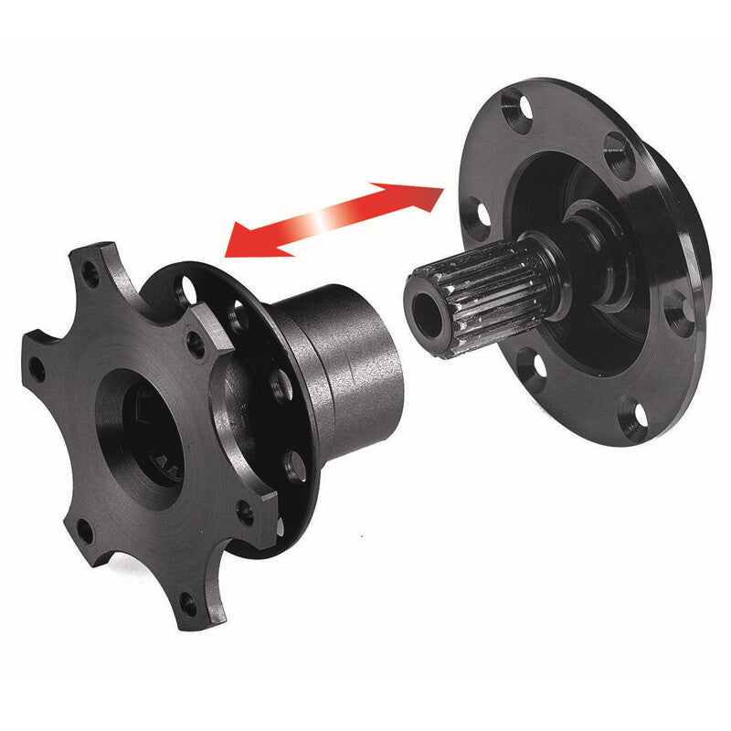 1-piece racing car quick-release buckle steering wheel and wheel hub adapter kit - universal n