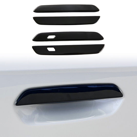 4P ABS Glossy Black Out Side Door Handle Molding Cover Trim for Bmw X1 2023-2025