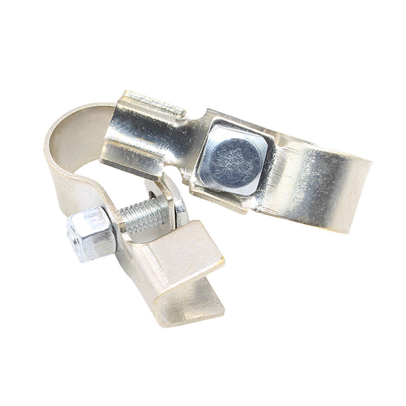 Automotive battery copper terminal clamp connector, negative and positive 16-18 mm - n