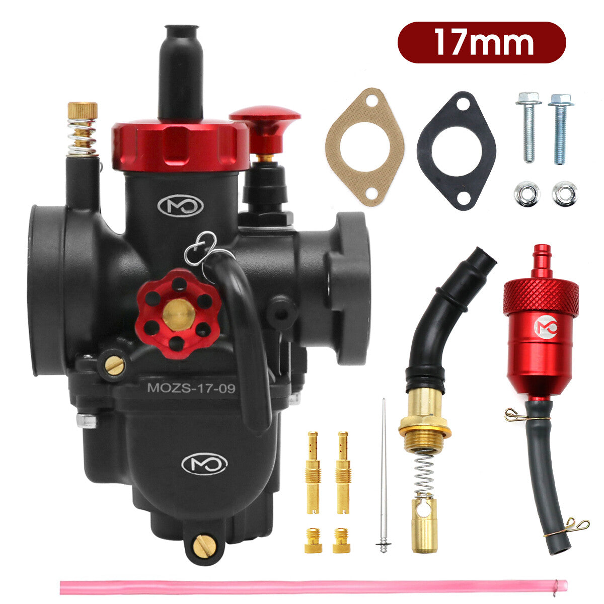 Motorcycle PE 17mm Carburetor Replacement Racing Carb for Motorcross Off-road Q