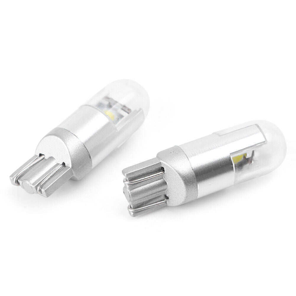 Universal Car LED Reading Light License Plate lamp T10 3030 3SMD 9W White 2pcs