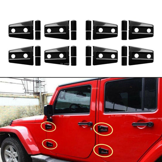 24Pcs Hood  Door Hinge Cover Fit for 2007-2017 for Jeep for Wrangler JK JKU Accessories