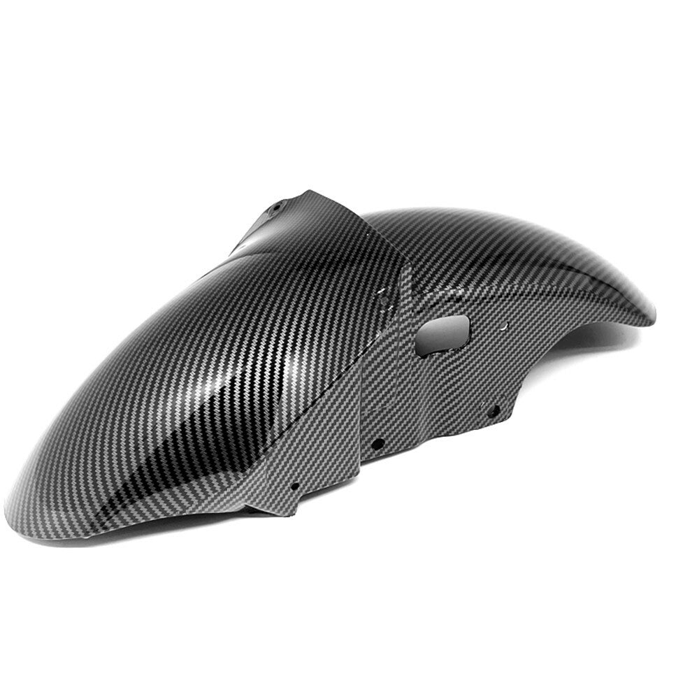 Suitable for 2000-2002 for Kawasaki ZX-6R front tire fender guards - Rectifying carbon fiber