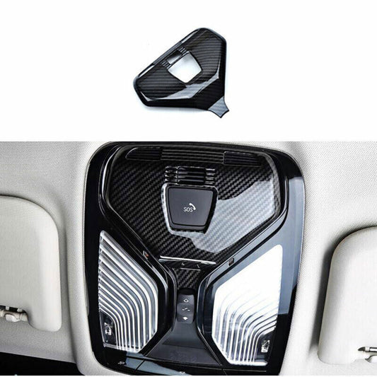 for BMW X3 G01 2018-2021 Carbon Fiber Inner Front Reading Lamp Frame Cover Trim