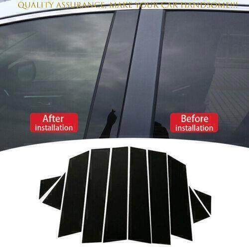 for Mazda CX-5 17-24 Gloss Black Look PC Window Center BC Pillar Post Cover Trim