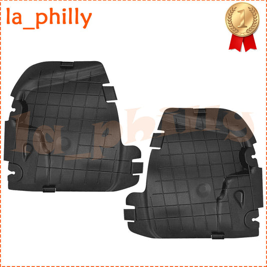 2x Right  Left for Mercedes for Benz C300 Fender Access Cover Servicing Flap Black Q